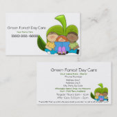 Carte De Visite Childcare/carte de visite de soin de jour (Devant / Derrière)