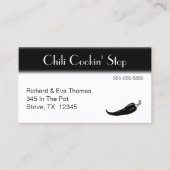 Carte de visite Chili Pepper (Devant)