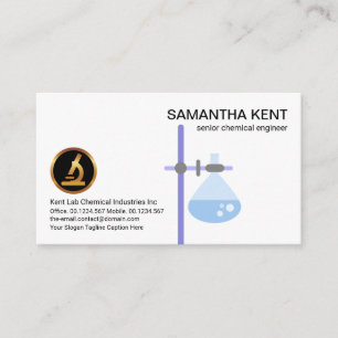 Carte De Visite Chimétisme de la bordure de l'équipement de labora
