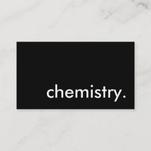 Carte De Visite chimie.