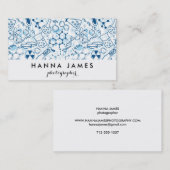 Carte De Visite Chimie Dessin Dessin Dessin De Plaque Dessin Perso (Devant / Derrière)