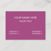 Carte De Visite Chimie Drôle Je cherche la chimie (Dos)