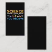 Carte De Visite Chimie et physique Scientifique Sciences Thème (Devant / Derrière)