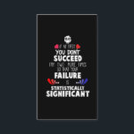 Carte De Visite Chimie Science Nerd Échec et succès<br><div class="desc">Ce t-shirt de chimie amusant est un cadeau parfait pour un nerd de hipster scientifique motivé. Si vous connaissez quelqu'un qui aime la science et la chimie,  super chemise de motivation pour un nerd de chimie. Parfait pour les tee - shirts de laboratoire scientifique pour lui / elle.</div>