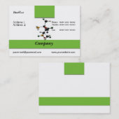 Carte de visite chimiste (Devant / Derrière)