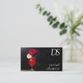 Carte De Visite Chimiste social | Bartender d'événement ou de fête (Debout devant)