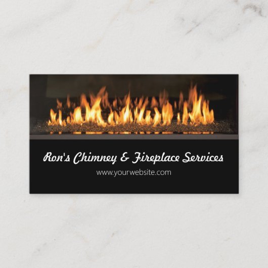 Carte De Visite Chimney & Fireplace (Devant)