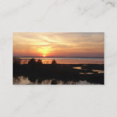 Carte De Visite Chincoteague Sunset II Virginia Paysage (Dos)