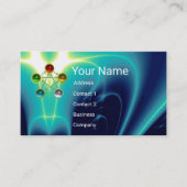 CARTE DE VISITE CHINOIS CINQ ÉLÉMENTS FENG SHUI ÉNERGIE SPIRITUELL (Devant)