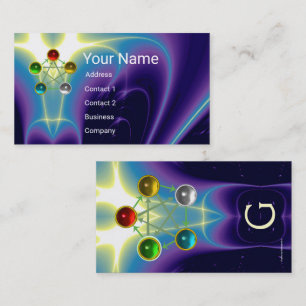 CARTE DE VISITE CHINOIS CINQ ÉLÉMENTS FENG SHUI ÉNERGIE SPIRITUELL