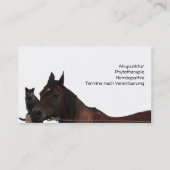 Carte De Visite Chinois traditionnel et guérison animale (Dos)