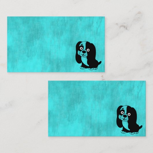 Carte de visite chiot (Devant / Derrière)