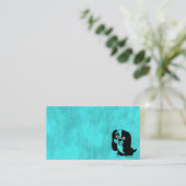 Carte de visite chiot (Debout devant)