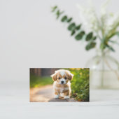 Carte De Visite Chiot (Debout devant)