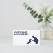 Carte De Visite Chiot avec formateur (Debout devant)