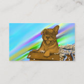 Carte De Visite Chiot dans une boîte (Dos)