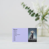 Carte De Visite Chiot de Weimaraner (Debout devant)