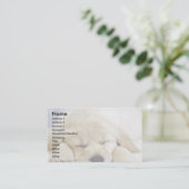 Carte De Visite Chiot endormi (Debout devant)