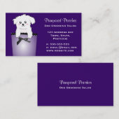 Carte De Visite Chiot mignon de poche (Devant / Derrière)