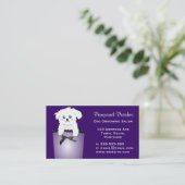 Carte De Visite Chiot mignon de poche (Debout devant)
