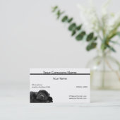 Carte De Visite Chiot noir de sommeil (Debout devant)