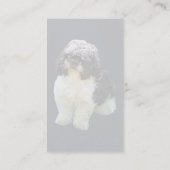 Carte De Visite Chiot Shih Tzu Adorable (Dos)