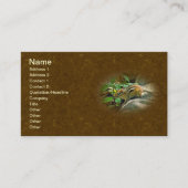 Carte De Visite Chipmunk de l'Est sur le journal (Devant)