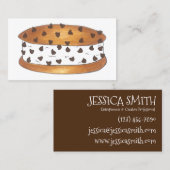 Carte De Visite Chipwich Chocolat Chip Cookie Sandwich à la crème (Devant / Derrière)