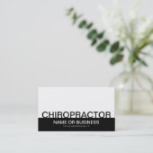CARTE DE VISITE CHIROPRACTEUR (Debout devant)