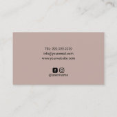 Carte De Visite Chiropracteur Chiropractor  (Dos)