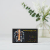 Carte De Visite Chiropractic Chiropractic Clinic Business Card (Debout devant)
