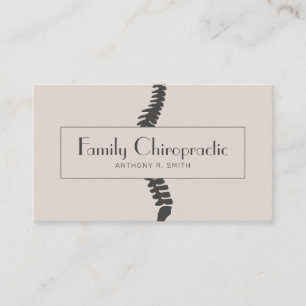 Carte De Visite Chiropractie Chiropractor