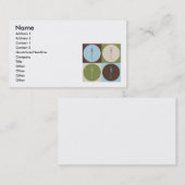 Carte De Visite Chiropractie d'art de bruit (Devant / Derrière)