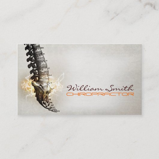 Carte De Visite Chiropractor Business Card (Devant)