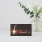 Carte De Visite Chiropractor Business Card (Debout devant)