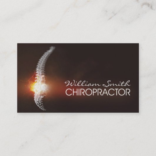 Carte De Visite Chiropractor Business Card (Devant)