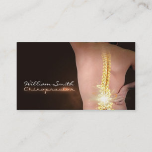 Carte De Visite Chiropractor Business Card