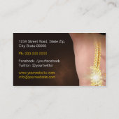 Carte De Visite Chiropractor Business Card (Dos)