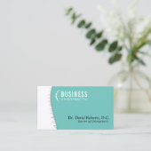 Carte De Visite Chiropractor Chiropractor Logo santé de la colonne (Debout devant)