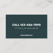 Carte De Visite 🧘 chiropraticien (Dos)