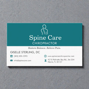 Carte De Visite Chiropraticien