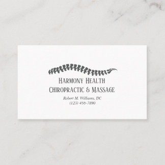 Carte De Visite Chiropraticien