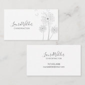 Carte De Visite Chiropraticien Chiropratique (Devant / Derrière)