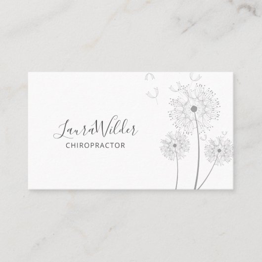 Carte De Visite Chiropraticien Chiropratique (Devant)