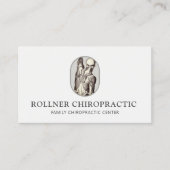 Carte De Visite Chiropraticien Chiropratique Blessure spinale (Devant)
