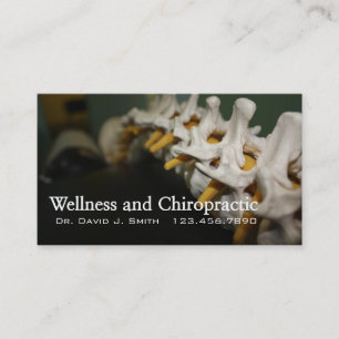 Carte De Visite Chiropraticien Chiropratique Clinique de bien-être