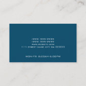 Carte De Visite Chiropraticien chiropratique moderne Santé cliniqu (Dos)