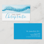 Carte De Visite Chiropraticien Chiropratique Santé (Devant / Derrière)