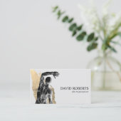 Carte De Visite Chiropraticien de l'anatomie chiropratique de l'or (Debout devant)