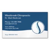 Carte de visite chiropraticien Magnets (devant)